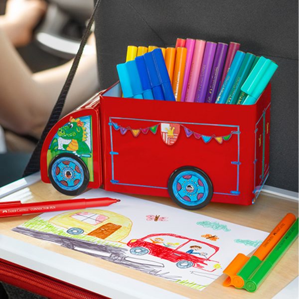 輝柏 FABER-CASTELL | 卡車33色連接筆 155072