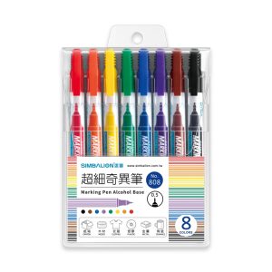 1023078 雄獅 SIMBALION | 808超細奇異筆8入組