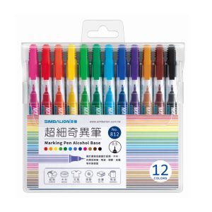 1023079 雄獅 SIMBALION | 812 超細奇異筆 12入