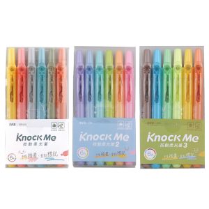 文明 SKB | 按動柔光筆 6色組 IK-2501