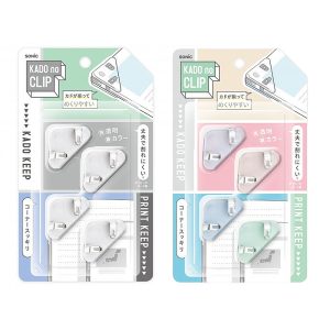 SONiC | SP-1975-W/SP-1990 輕巧邊角夾4入組-白色/粉彩