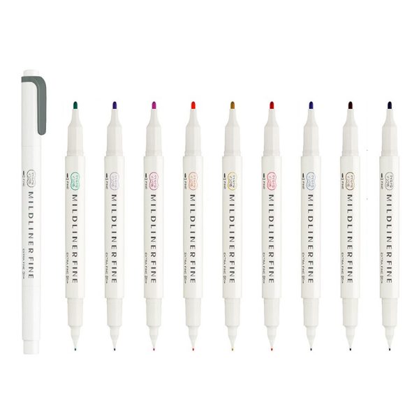 1000478 斑馬 ZEBEA | 日本 WYT9 細字雙頭柔性螢光筆